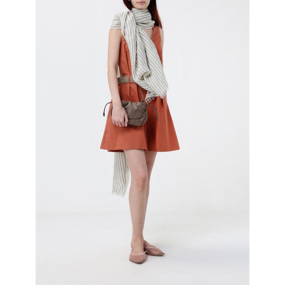 Brunello Cucinelli Dress Woman Orange - Picture 2 of 3